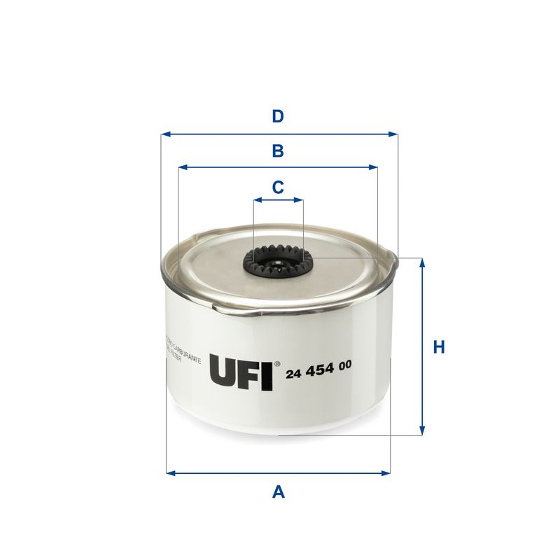 Kraftstofffilter UFI 24.454.00