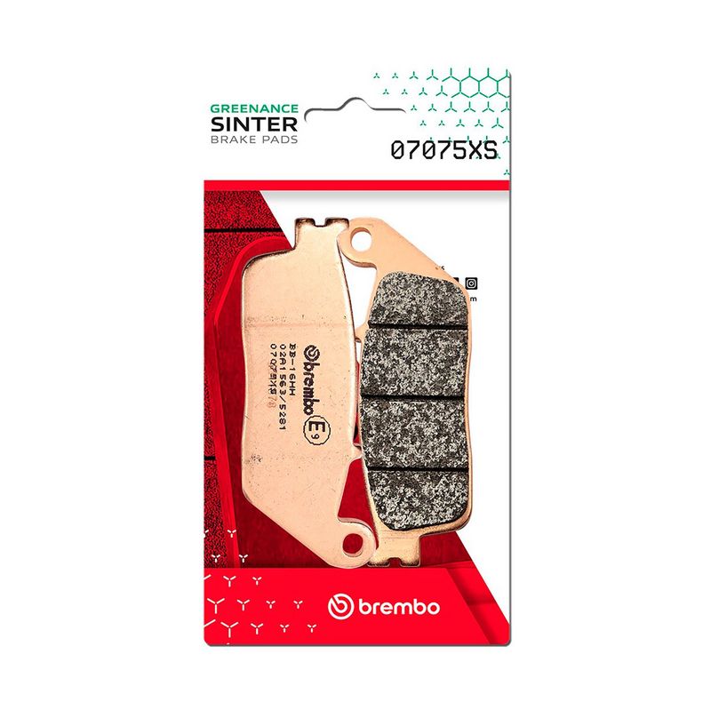 Bremsbelagsatz, Scheibenbremse BREMBO 07075XS