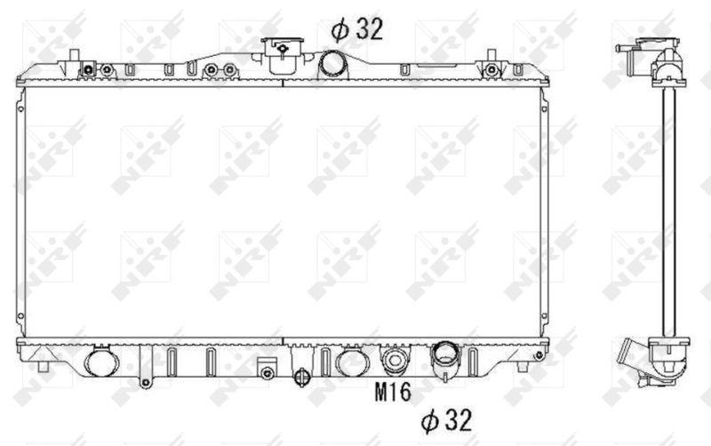 Kühler, Motorkühlung NRF 536352