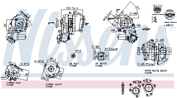 Turbolader NISSENS 93770