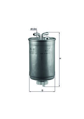 Kraftstofffilter MAHLE KL41