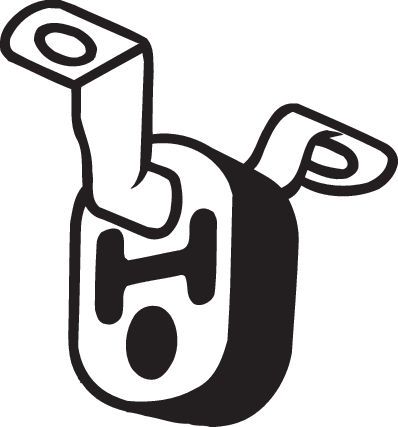 Gummilist, avgassystem BOSAL 255194