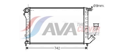 Kühler, Motorkühlung AVA QUALITY COOLING CN2195