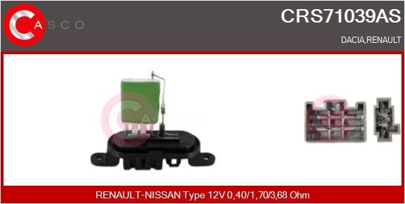 Widerstand Innenraumgebläse Casco CRS71039AS