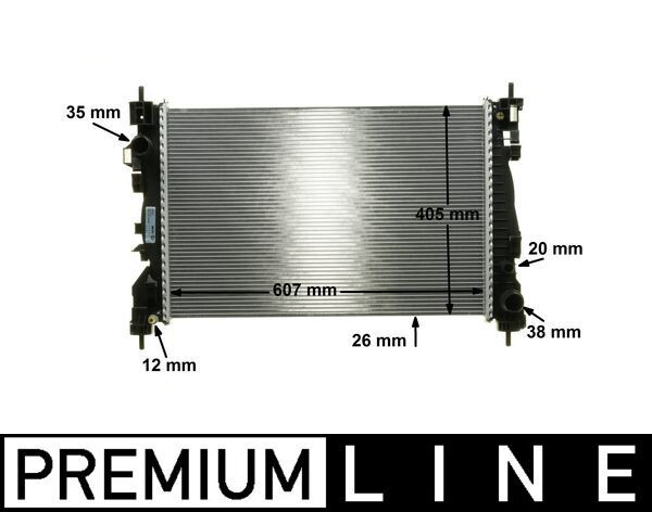Kühler, Motorkühlung MAHLE CR1180000P