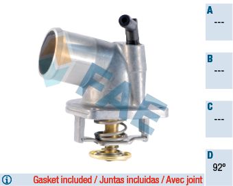 Thermostat, Kühlmittel FAE 5321792