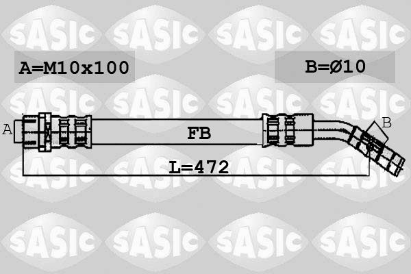 Bremsschlauch SASIC 6606081