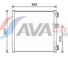 Kondensator, Klimaanlage AVA QUALITY COOLING PR5089