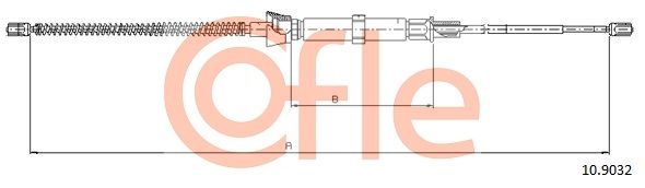 Seilzug Feststellbremse COFLE 10.9032
