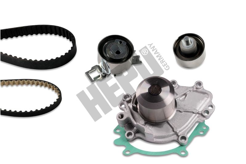 Wasserpumpe + Zahnriemensatz HEPU PK74130
