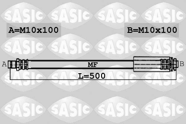 Bremsschlauch SASIC 6606224