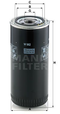 Oljefilter MANN-FILTER W 962