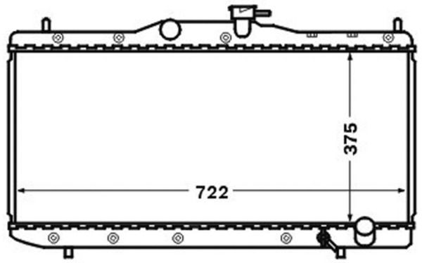 Kühler, Motorkühlung MAHLE CR1518000S