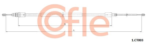 Seilzug, Feststellbremse COFLE 1.ct003