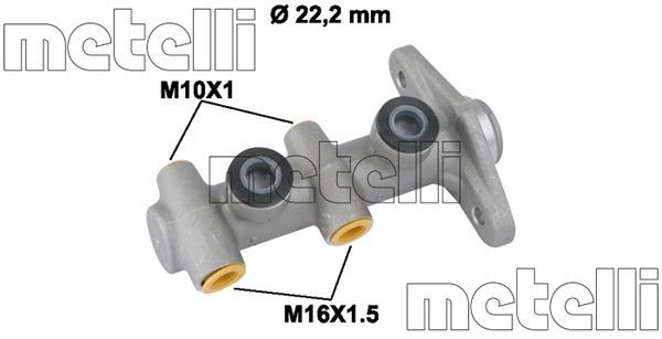 Hauptbremszylinder METELLI 05-0815