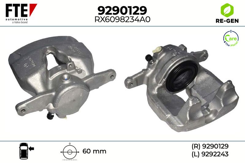 Bremssattel FTE 9290129