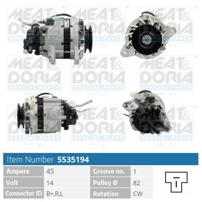 Generator MEAT & DORIA 5535194