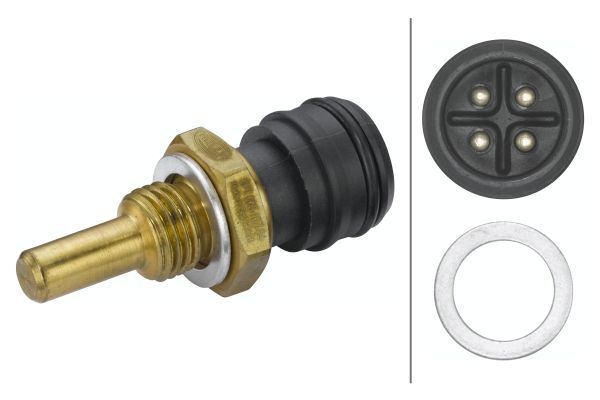 Sensor, Kühlmitteltemperatur HELLA 6pt 009 107-841