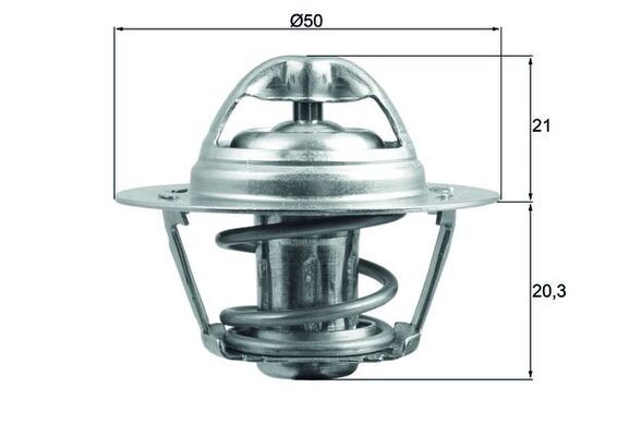 Thermostat, Kühlmittel MAHLE TX19675D