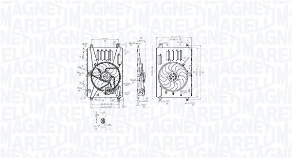 Lüfter, Motorkühlung MAGNETI MARELLI 069422857010