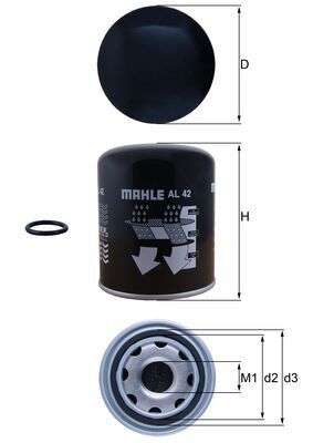 Lufttrocknerpatrone, Druckluftanlage MAHLE AL42