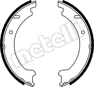 Bremsbackensatz, Feststellbremse METELLI 53-0478