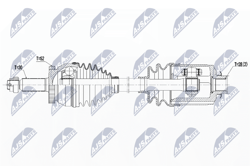 Antriebswelle NTY NPW-HY-563