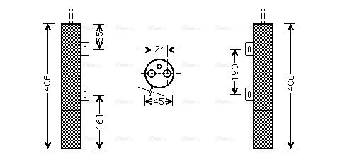 Trockner, Klimaanlage AVA QUALITY COOLING msd090
