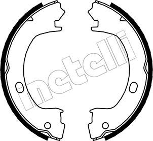 Bremsbackensatz, Feststellbremse METELLI 53-0031
