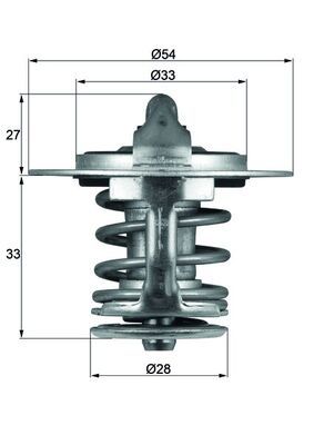 Thermostat, Kühlmittel MAHLE TX8477