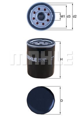 Oljefilter KNECHT OC 521
