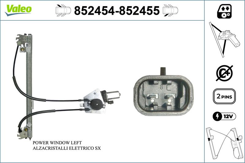 Fensterheber VALEO 852455