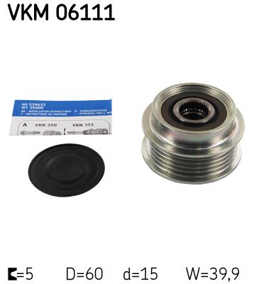 Generatorfreilauf SKF VKM 06111