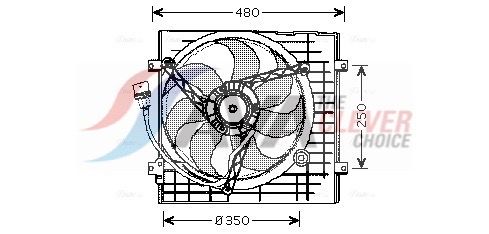 Lüfter, Motorkühlung AVA QUALITY COOLING VN7506