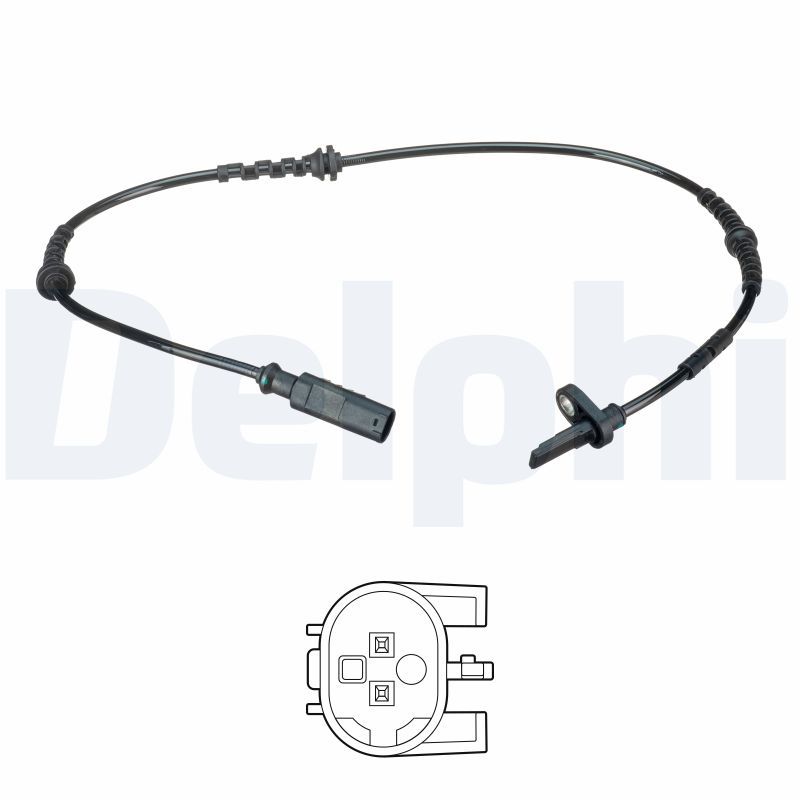 Sensor, Raddrehzahl DELPHI SS20596