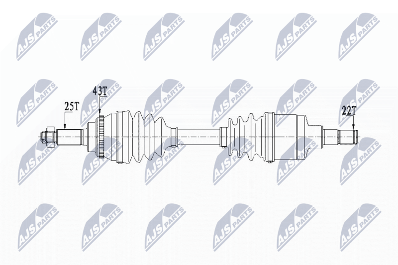 Antriebswelle NTY NPW-SU-029