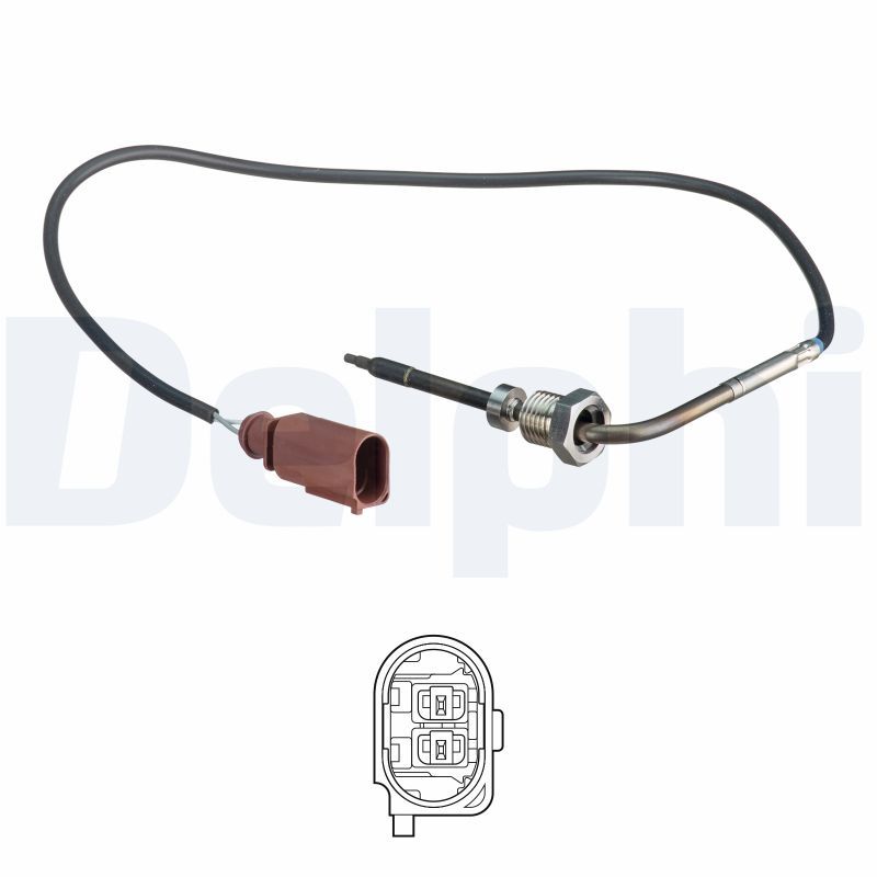Sensor, Abgastemperatur DELPHI TS30184