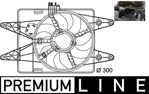 Lüfter, Motorkühlung MAHLE CFF144000P