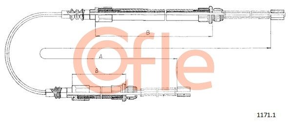 Seilzug, Feststellbremse COFLE 1171.1