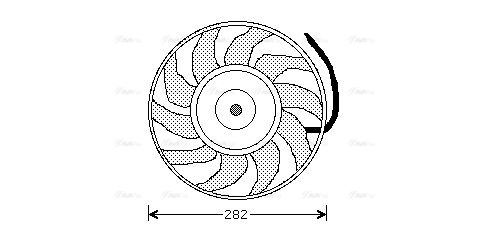 Lüfter, Motorkühlung AVA QUALITY COOLING ai7502