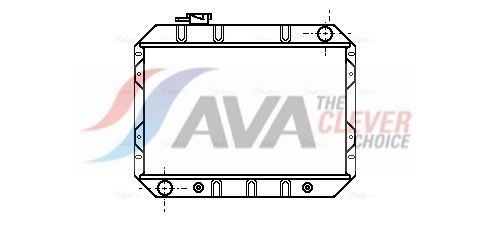 Kühler, Motorkühlung AVA QUALITY COOLING FD2024