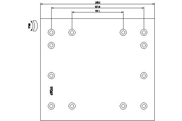 Bremsbelagsatz, Trommelbremse TEXTAR 1936912