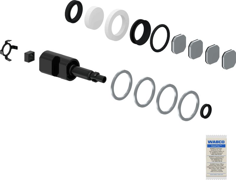Reparatursatz, Luftfederventil WABCO 464 006 000 2