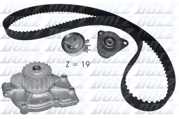 Wasserpumpe + Zahnriemensatz DOLZ KD115