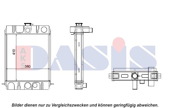 Kühler, Motorkühlung AKS DASIS 440496N