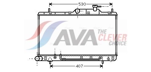 Kühler, Motorkühlung AVA QUALITY COOLING HYA2086