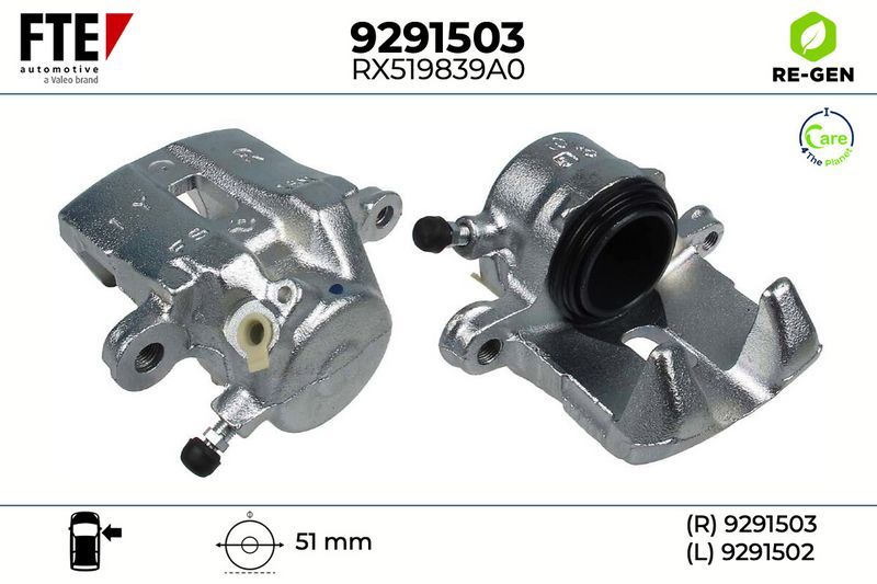Bremssattel FTE 9291503