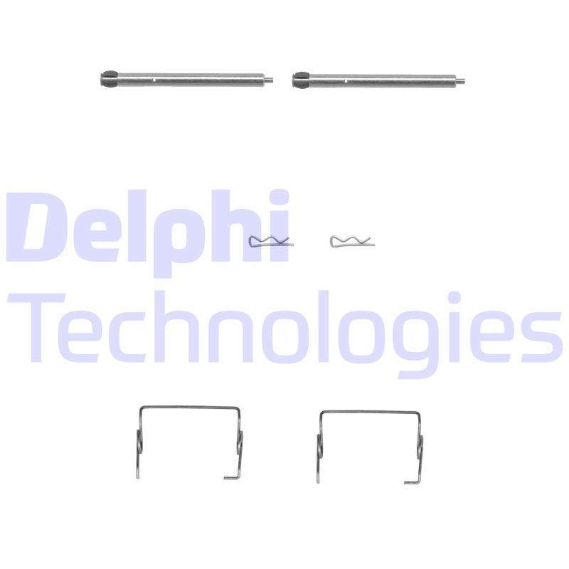 Zubehörsatz, Scheibenbremsbelag DELPHI LX0264
