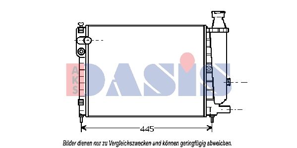 Kühler, Motorkühlung AKS DASIS 060340N