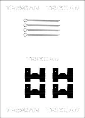 Zubehörsatz Scheibenbremsbelag TRISCAN 8105 101329